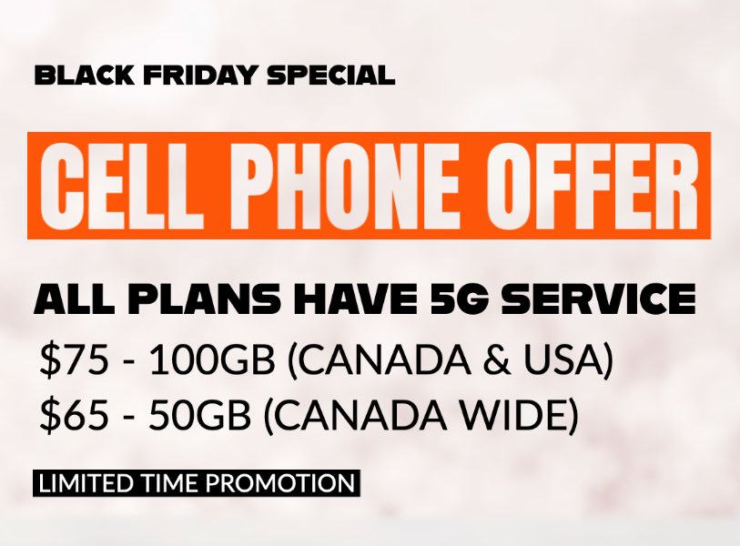 Canada Usa Phone plan